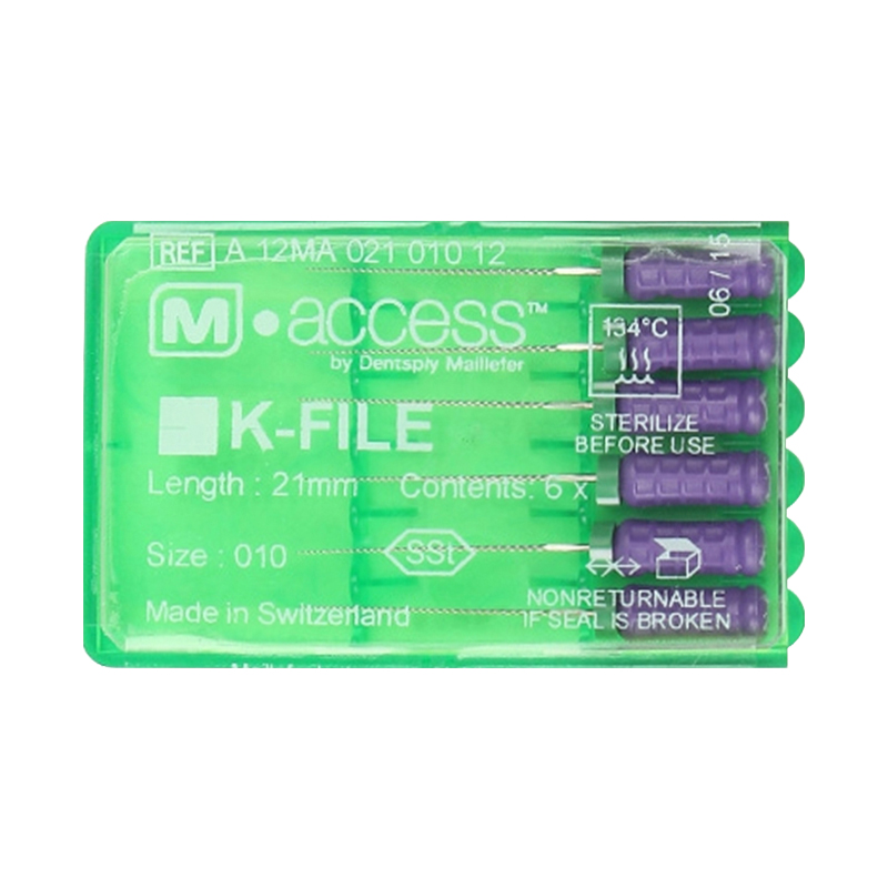 登士柏/Dentsply K-File K型扩大锉(K锉) 6支/盒 25mm 15#-牙医帮