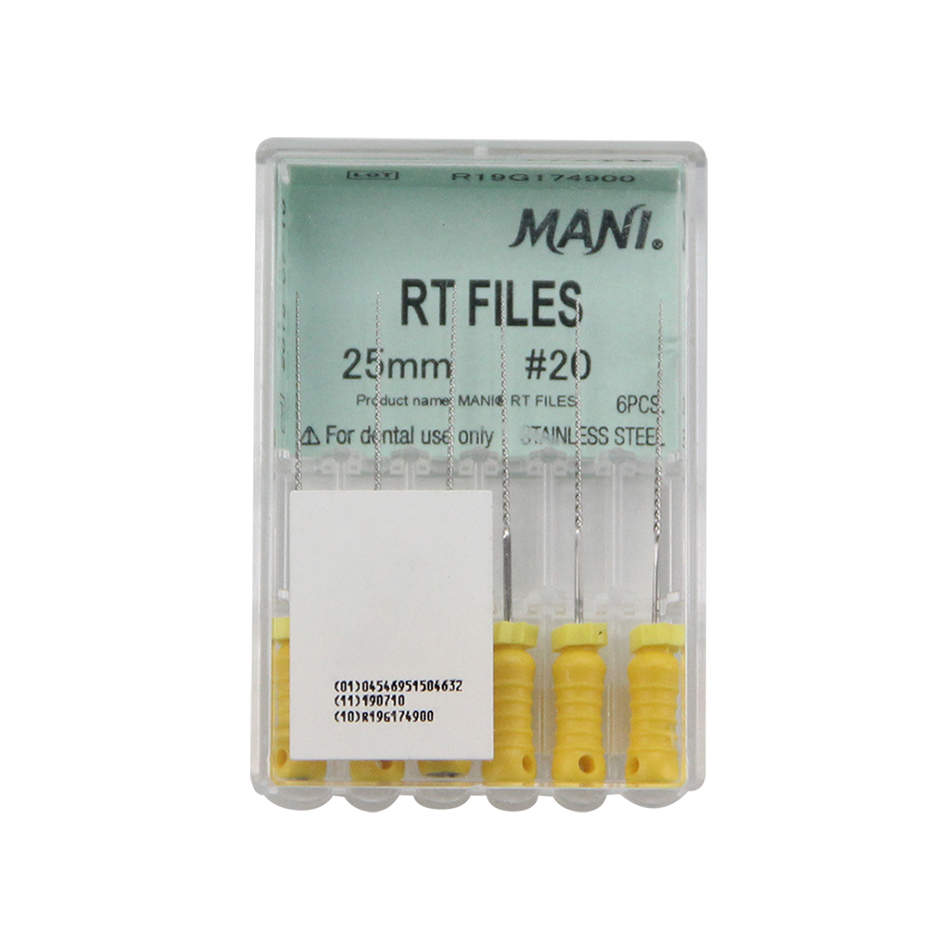 马尼/MANI RT锉 25mm 6支/盒 30#-牙医帮