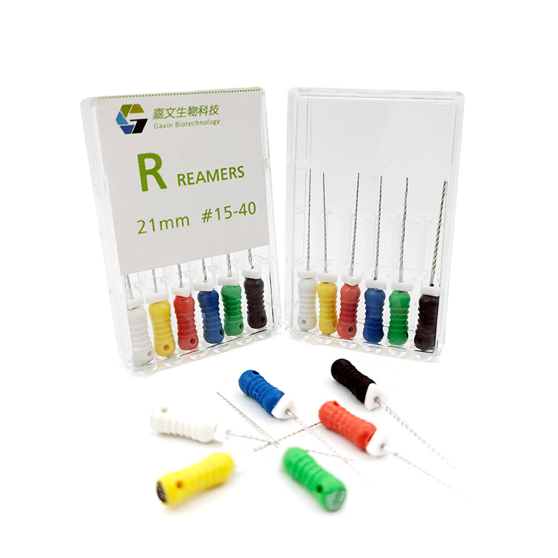 嘉文生物 手用根管锉(R锉) 6支/板 21mm 15#-牙医帮
