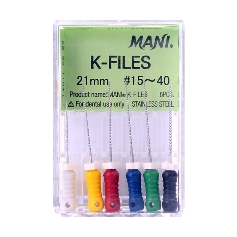 马尼/MANI K型扩大锉（K锉） 6支/盒 21mm 25#-牙医帮